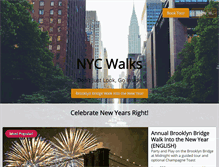 Tablet Screenshot of nycwalks.com